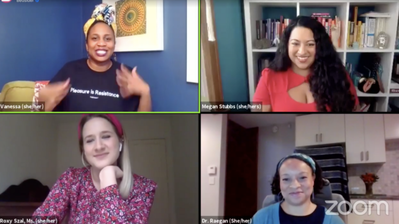 A still taken from the Power Talk: Make Some Love edition. 