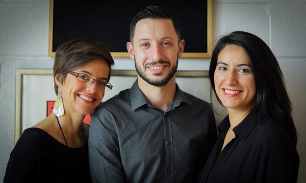 A photo of the original team of Wingman. 