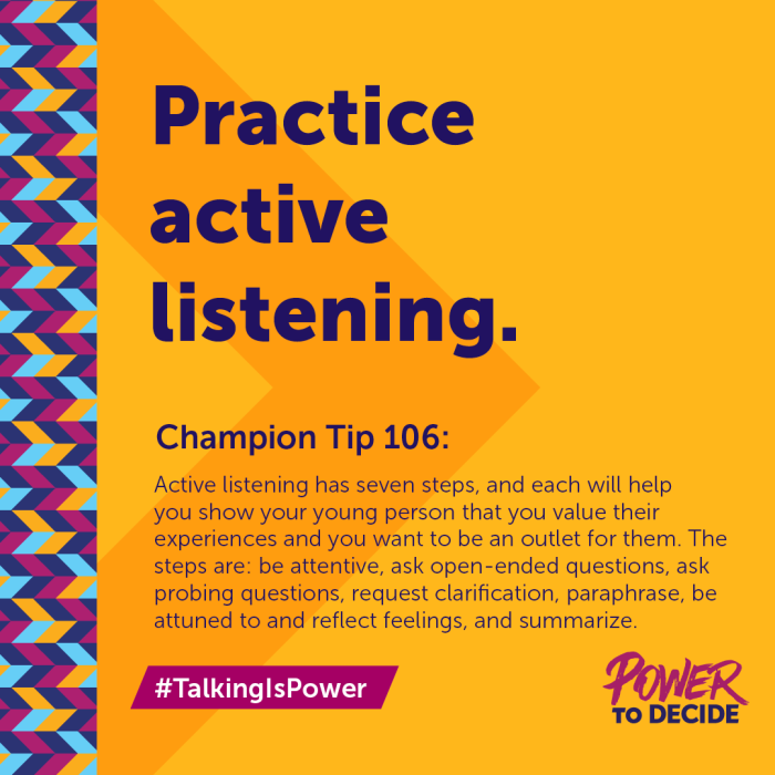 #TalkingIsPower Champion Tip 106
