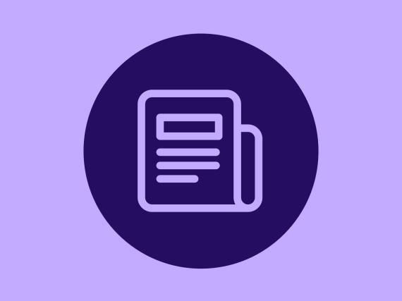 Stock graphic of a generic publication