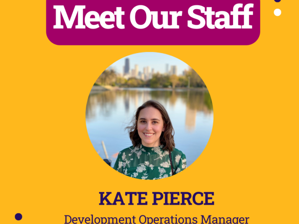 A photo of Kate Pierce, Development Operations Manager. 