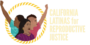 The logo for California Latina for Reproductive Justice